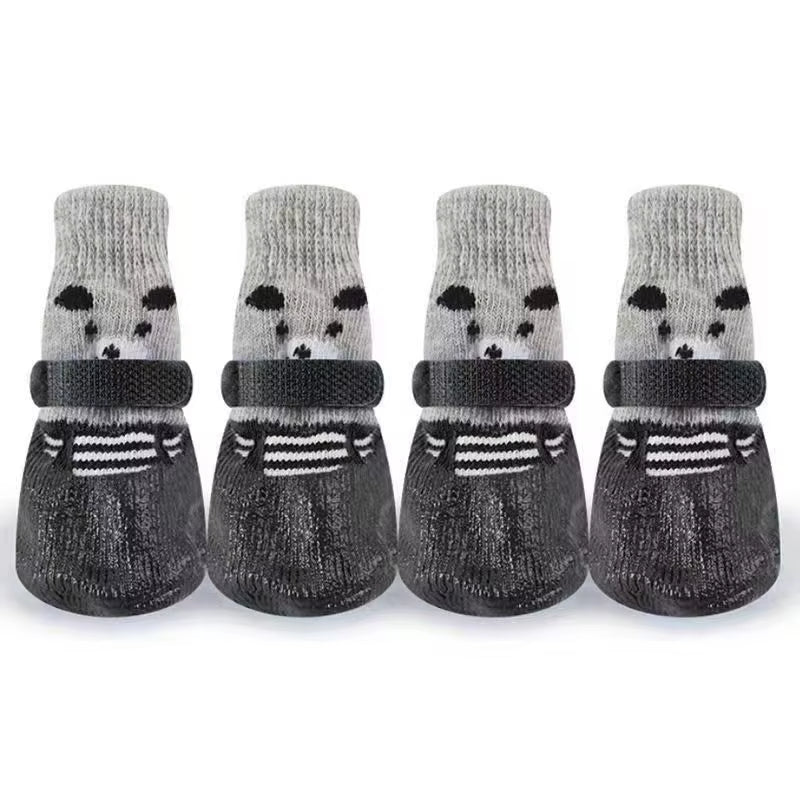 Cute Silicone Waterproof Dog Socks Shoes