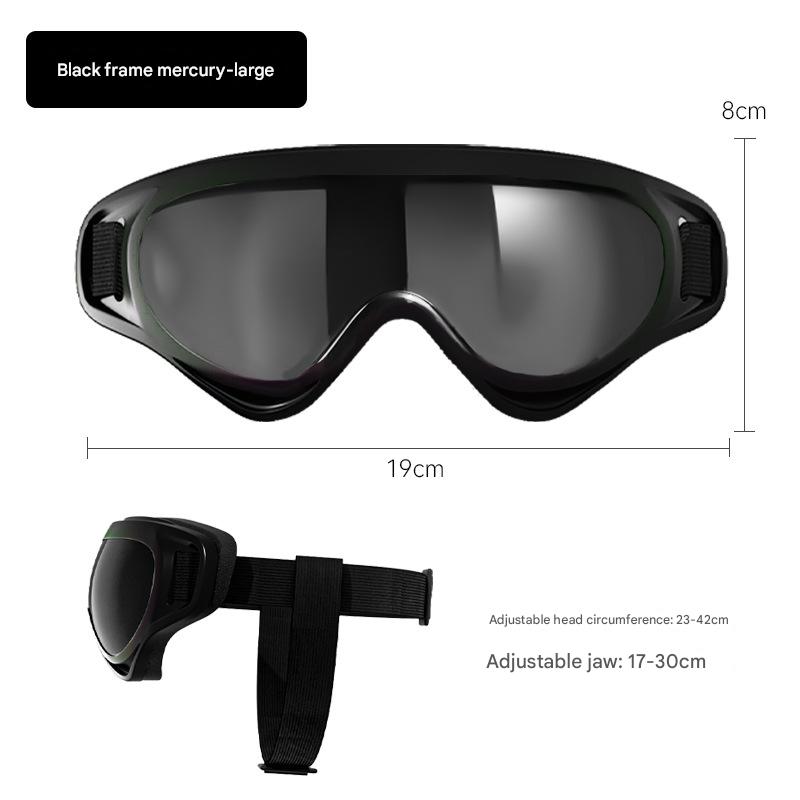 Hippie Dog Cool Sunglasses – UV Protection Windproof Goggles for Small/Medium Dogs