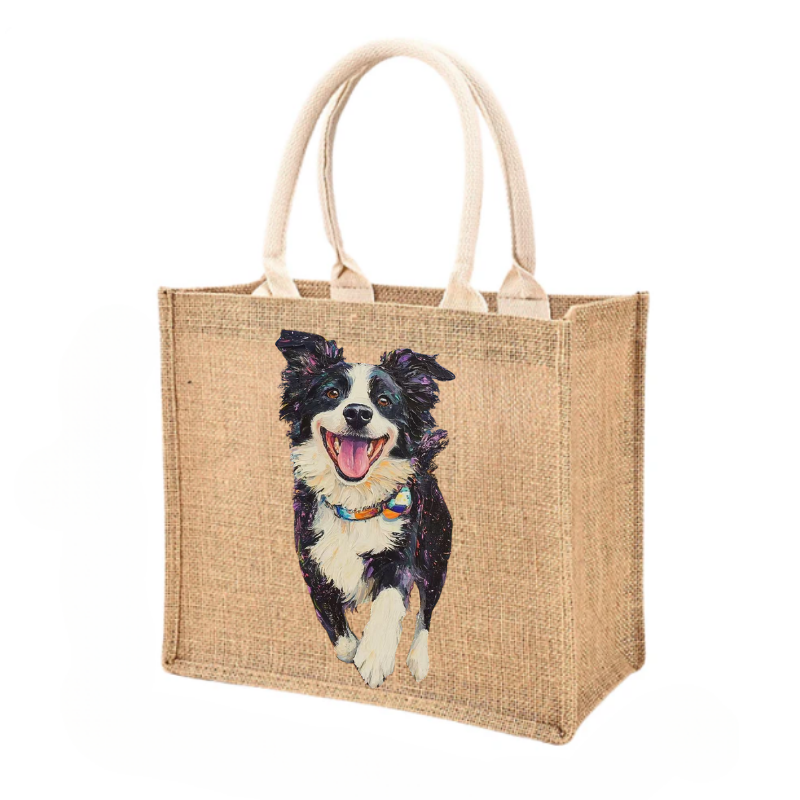 Personalized Oil Painting Design Tote Bag, Beach Bag, Gift for Her/Him