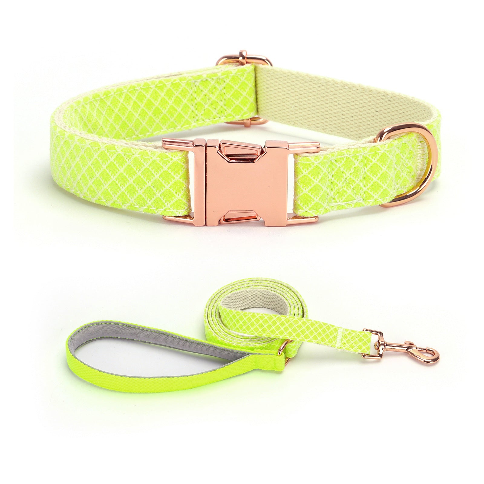 Personalized Sparkling Bling Bling Diamond Grid Pet Collar – Custom Name & Phone Number Engraved Shiny Leash