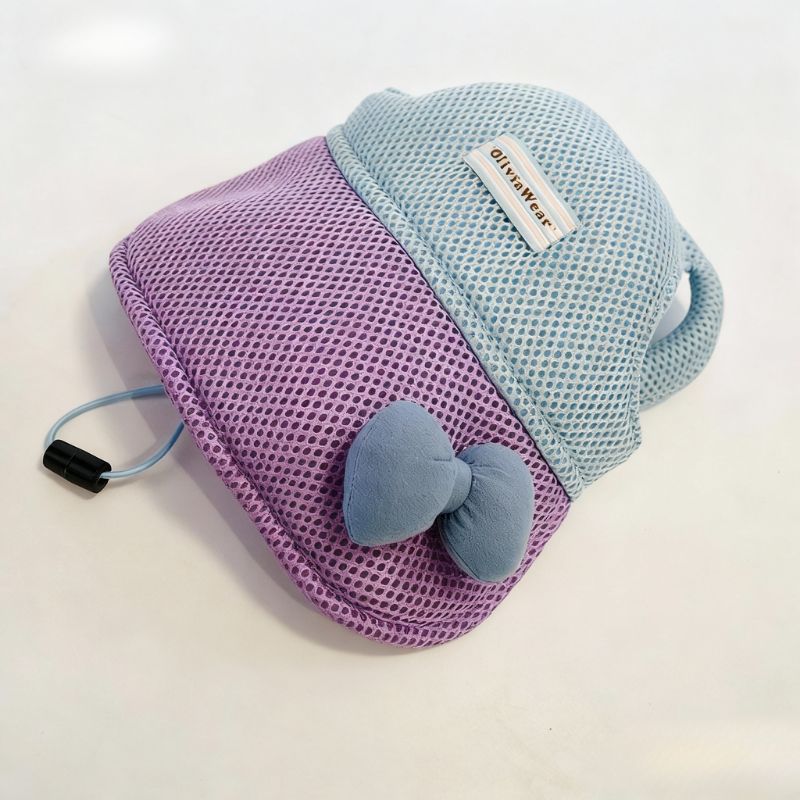 Breathable Mesh Dog Baseball Cap - UV  Protection & Cute Summer Hat