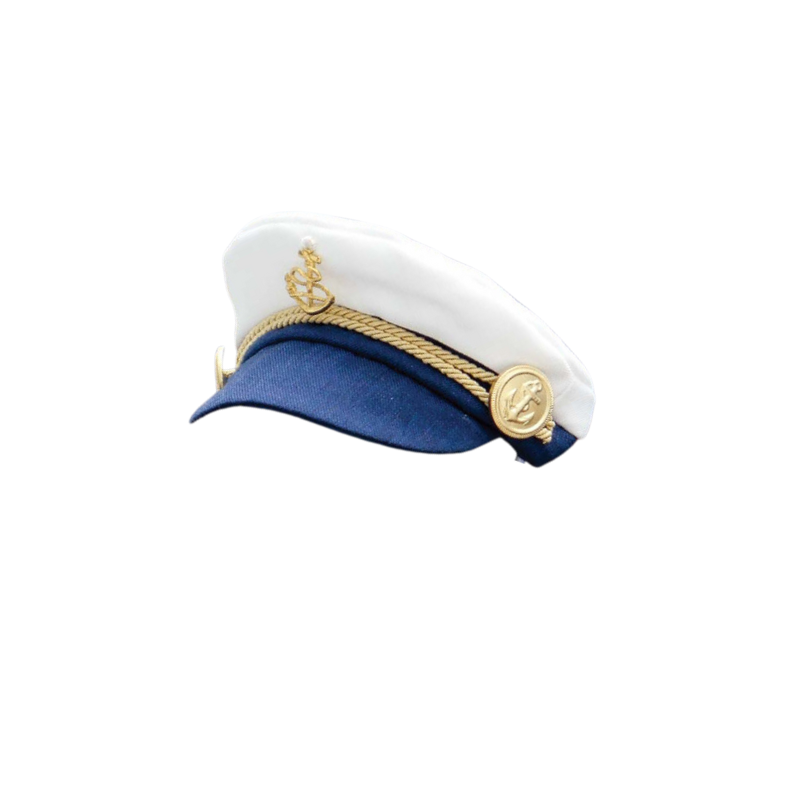 Sea Moon Legend Series: Navy Captain Hat with Bow Tie