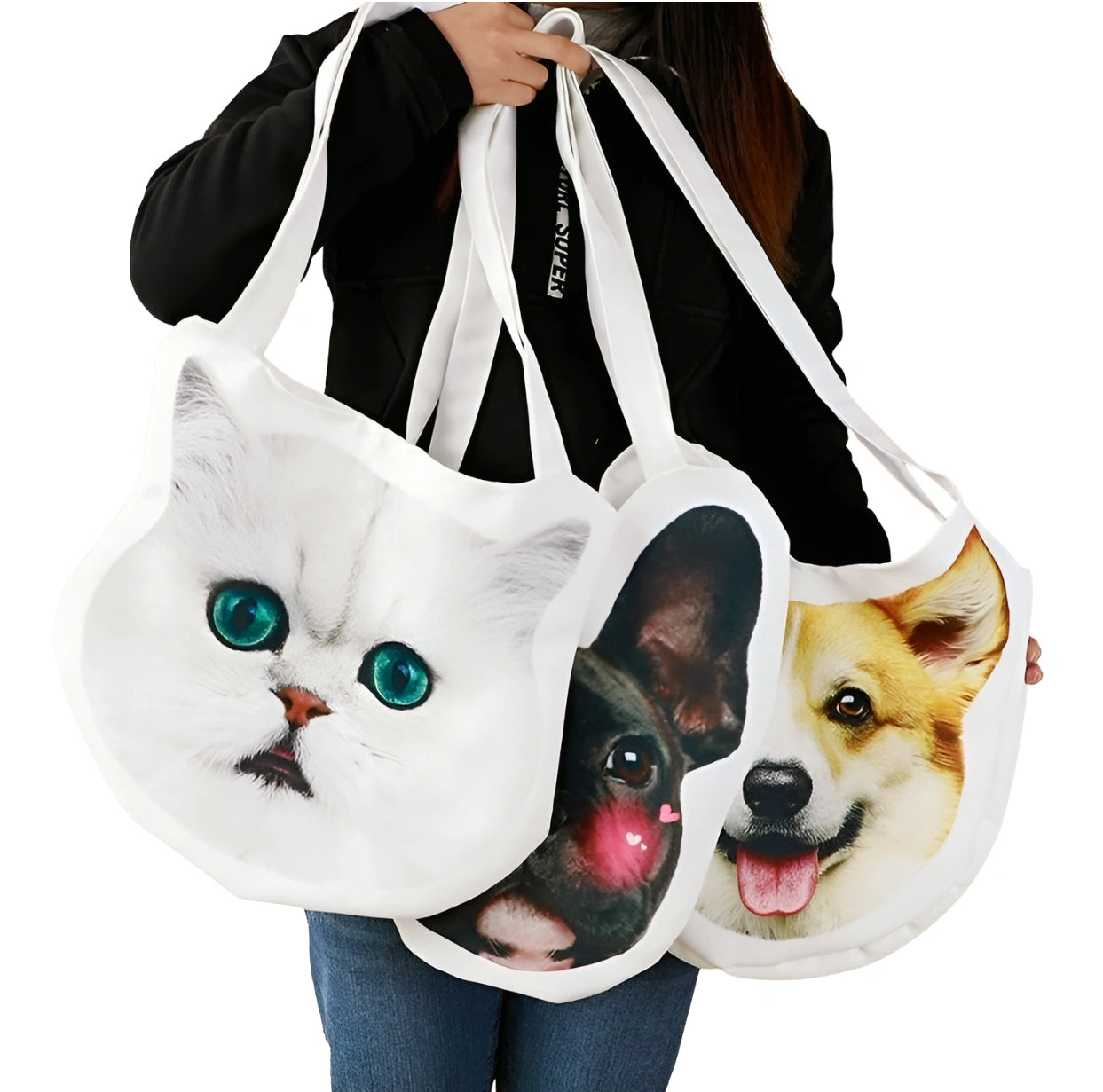 Custom Exclusive Pet Shaped Canvas Bag