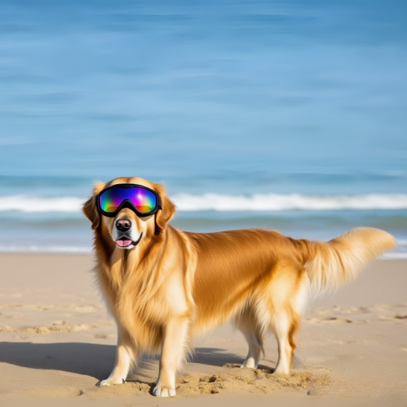 Hippie Dog Cool Sunglasses – UV Protection Windproof Goggles for Small/Medium Dogs