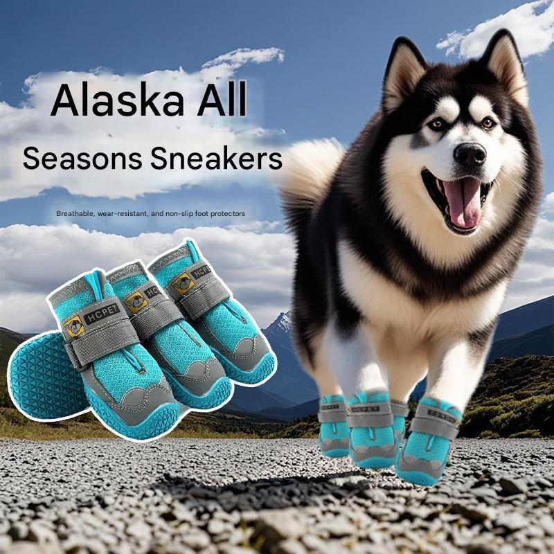 Alaskan Malamute Dog Shoes - Non-Slip, Breathable & Waterproof All-Weather Boots