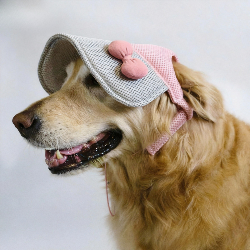 Breathable Mesh Dog Baseball Cap - UV  Protection & Cute Summer Hat