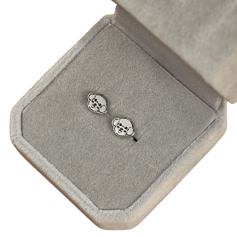 Personalized Pet Portrait Jewelry, Custom S925 Silver Necklaces, Bracelets, and Earrings with Engraved Name