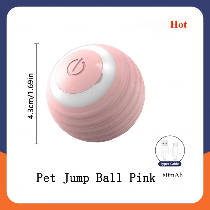 Rechargeable Interactive Moving Ball for Dogs & Cats