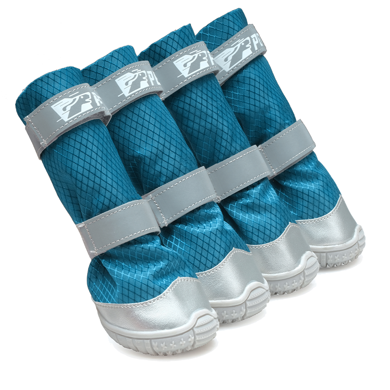 High-Top Dog Rain Boots - Soft Sole, Secure Fit for Border Collie, Golden & Labrador