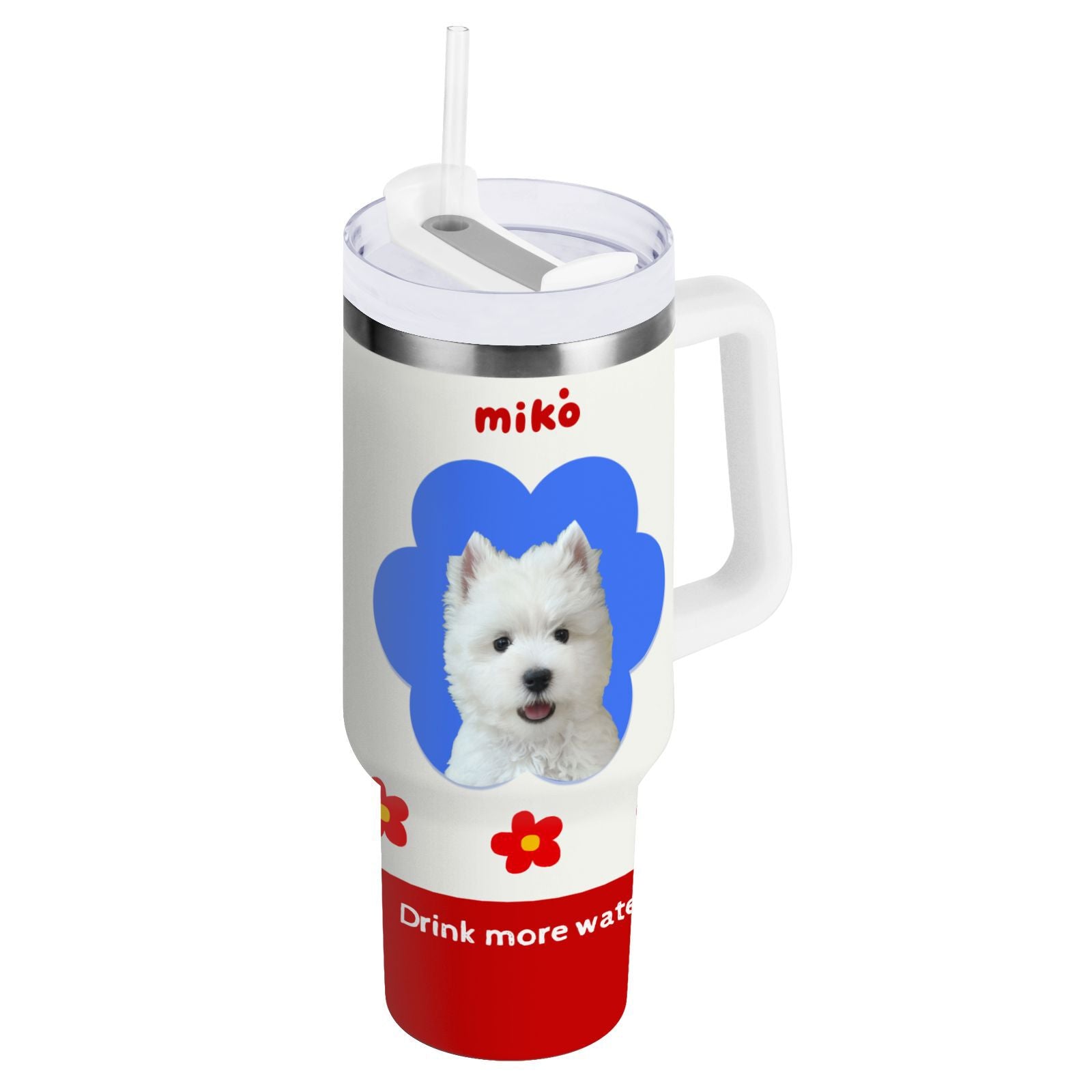 Custom Travel Cup 1200ml Pet Water Bottle with Handle