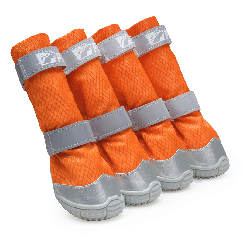 High-Top Dog Rain Boots - Soft Sole, Secure Fit for Border Collie, Golden & Labrador