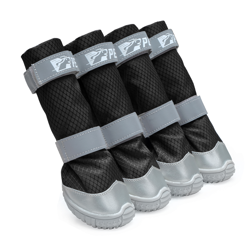 High-Top Dog Rain Boots - Soft Sole, Secure Fit for Border Collie, Golden & Labrador