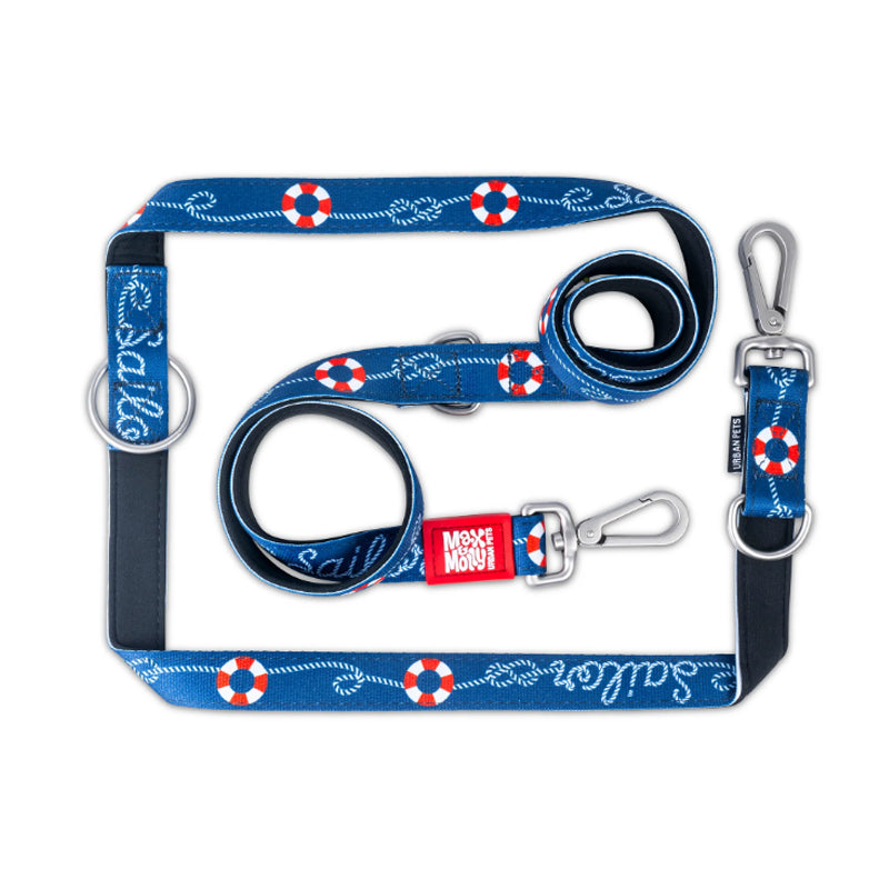 Sailor style Dog Leash with Cooling Strap - Quick-Dry