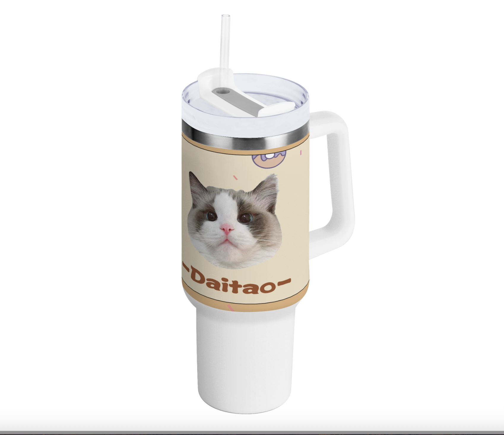 Custom Travel Cup 1200ml Pet Water Bottle with Handle