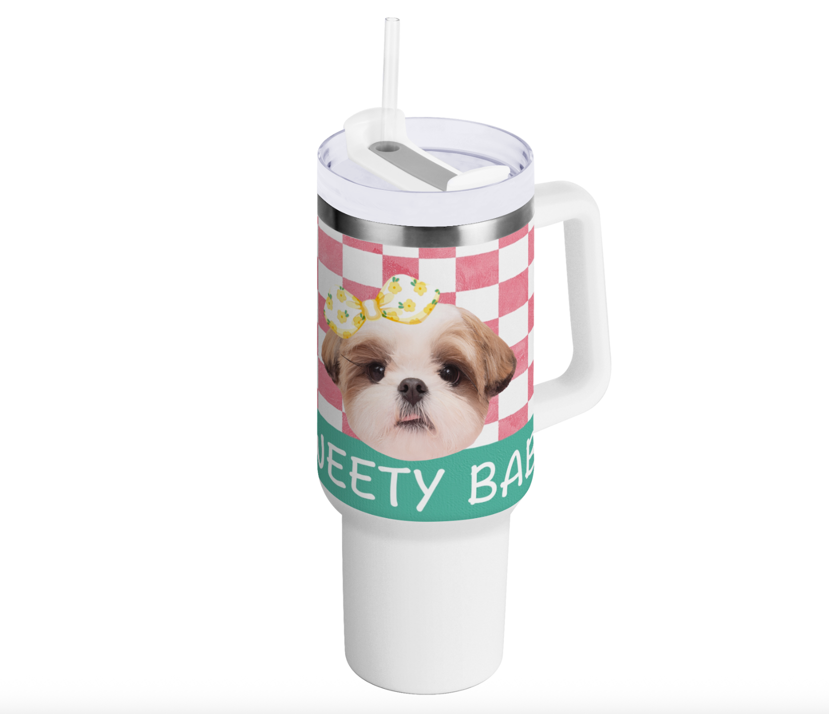 Custom Travel Cup 1200ml Pet Water Bottle with Handle
