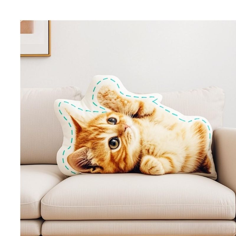 Customized Dual-Purpose Car Cushion, Nap Blanket and Pillow  in One