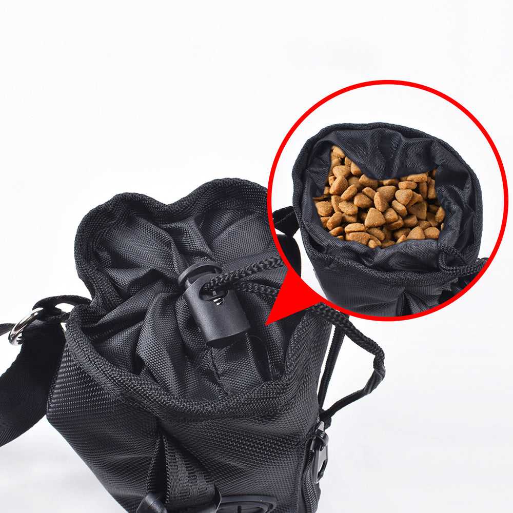 Dog Training Treat Pouch with Multiple Pockets, Adjustable Belt, Built - in Poop Dispenser & Hands - Free Carrying - Colliepawz