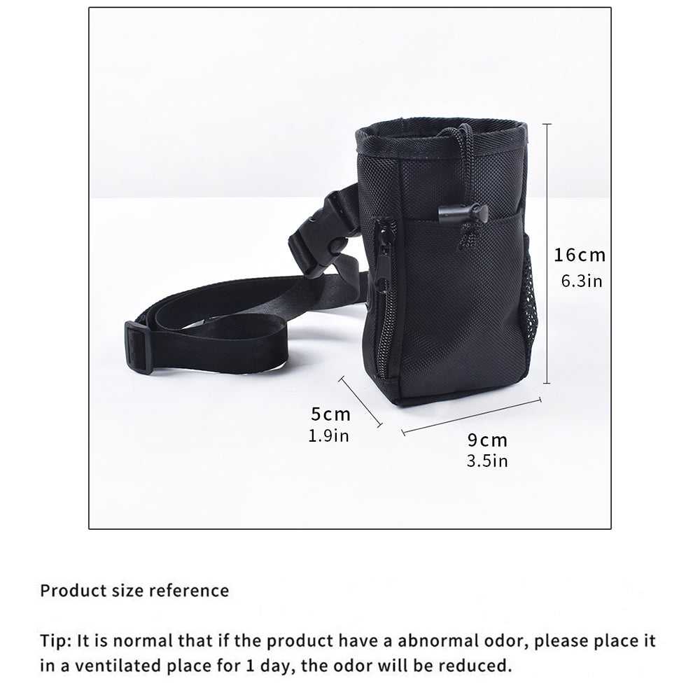 Dog Training Treat Pouch with Multiple Pockets, Adjustable Belt, Built - in Poop Dispenser & Hands - Free Carrying - Colliepawz