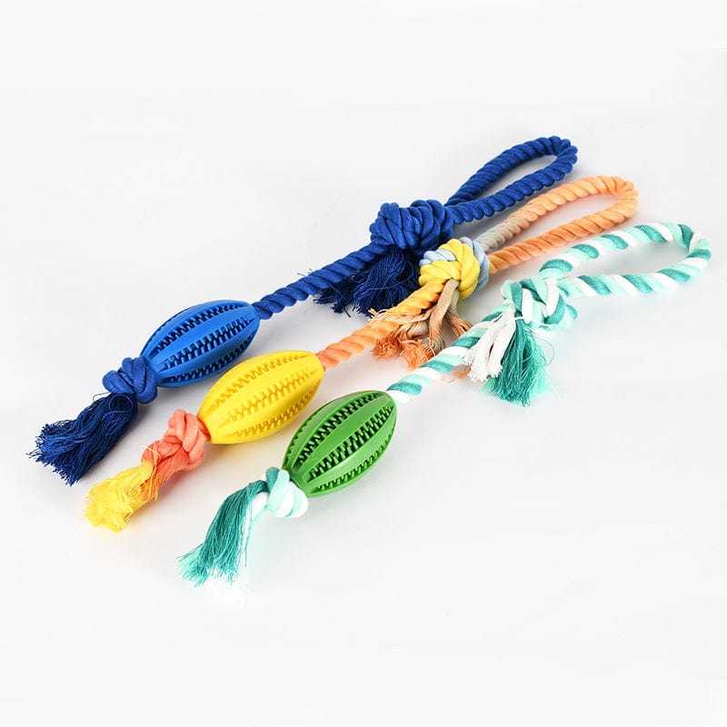 Multicolor Durable Pet Chew Toy | Teeth Cleaning Rope Toy | Washable & Bite - Resistant - Colliepawz