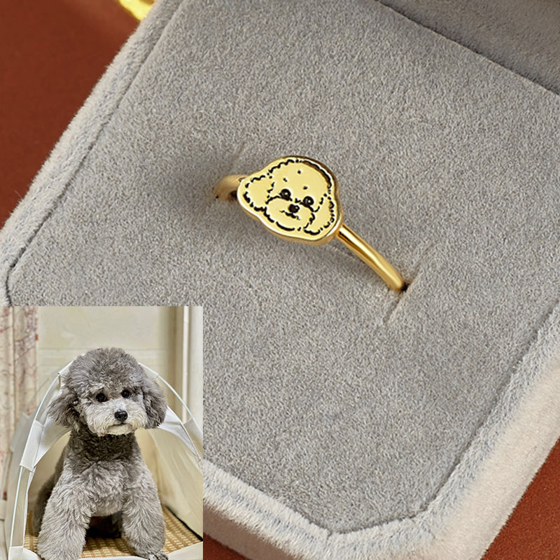 Personalized Pet Portrait Jewelry, Custom S925 Silver Necklaces, Bracelets, and Earrings with Engraved Name