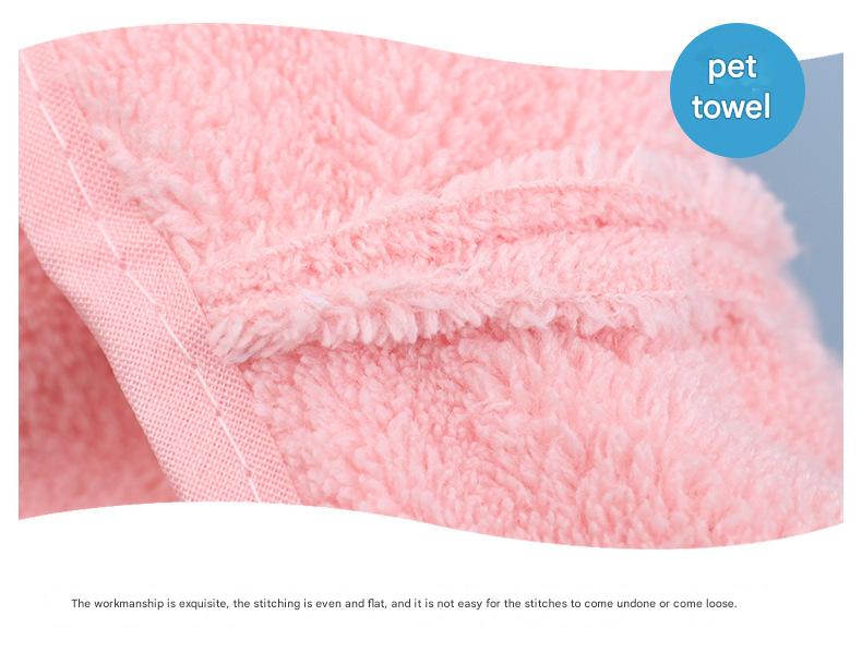 Pet Absorbent Towel, Fast - Drying Microfiber Dog Cat Bath Towel for Quick Drying, Soft and Non - Shedding - Colliepawz