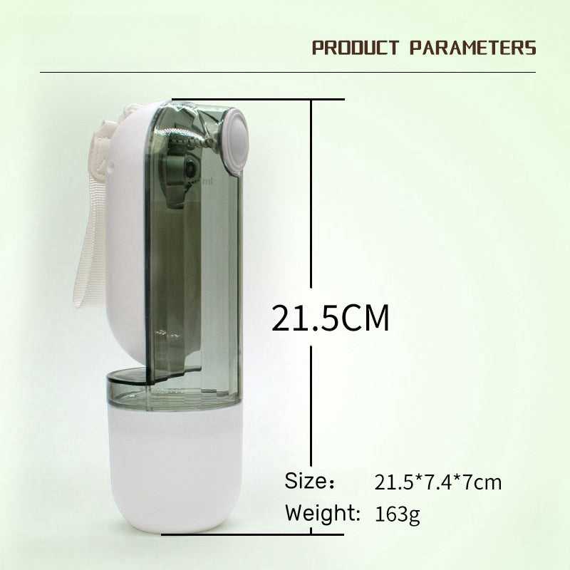 Portable Dog Water and Food Bottle, Lightweight Design for Travel and Outdoor Activities - Colliepawz