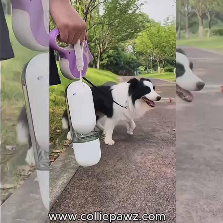 Portable Dog Water and Food Bottle, Lightweight Design for Travel and Outdoor Activities