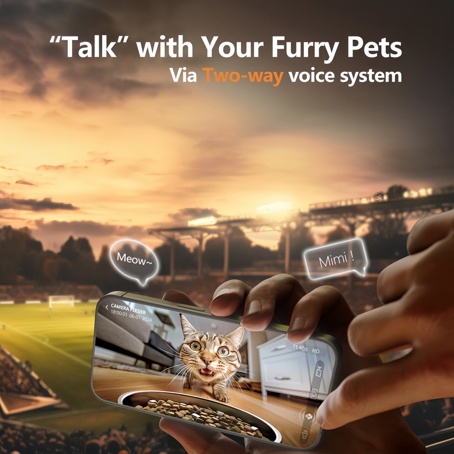 Smart Pet Feeder with Remote Video Control – Timed and Measured Automa ...